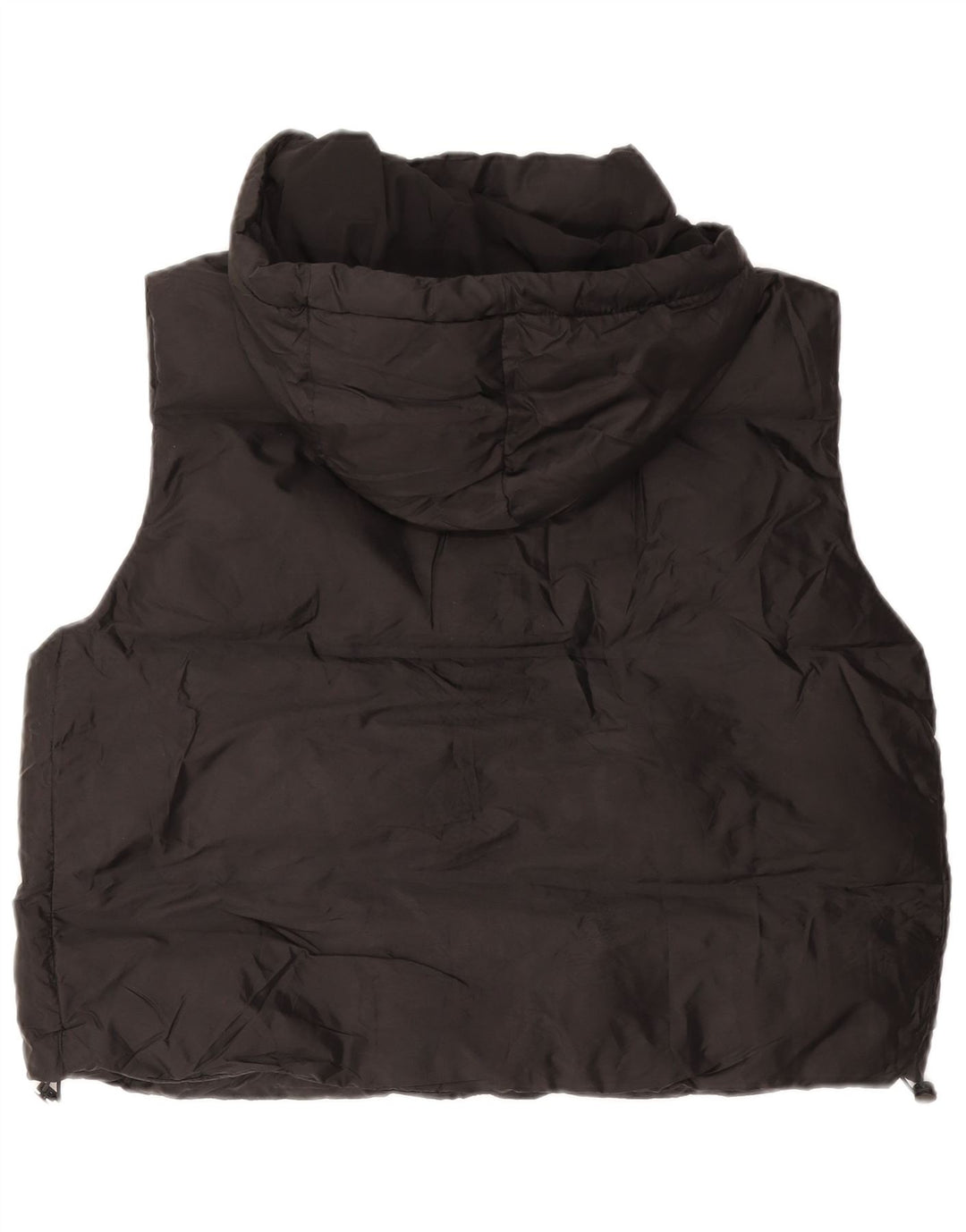 ZARA Γυναικεία κουκούλα με επένδυση Gilet UK 16 Large Black