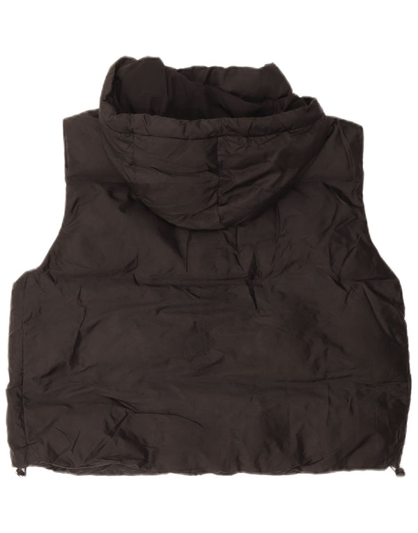 ZARA Γυναικεία κουκούλα με επένδυση Gilet UK 16 Large Black