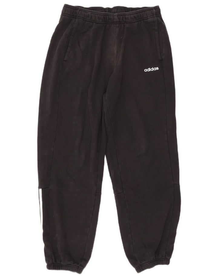 Ανδρική φόρμα Adidas Παντελόνι Joggers Μεσαίο μαύρο βαμβακερό