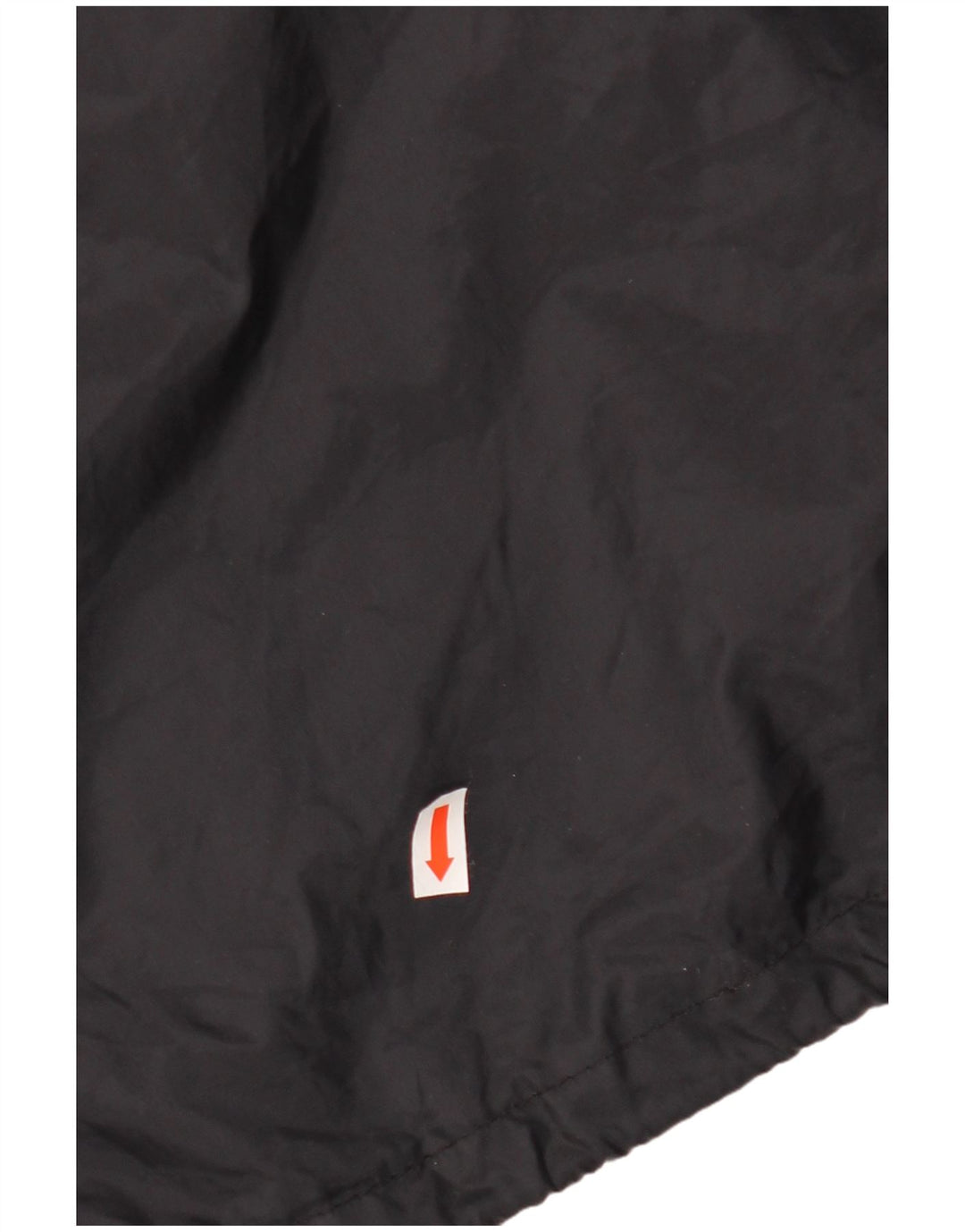 VINTAGE Ανδρικό μπουφάν βροχής με κουκούλα UK 44 2XL Μαύρο γεωμετρικό