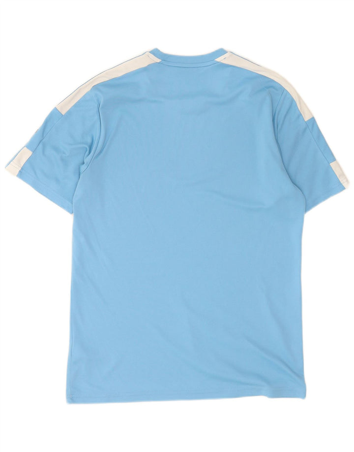 Adidas Ανδρικό T-Shirt Aeroready Top Medium Blue Colorblock Πολυεστέρας