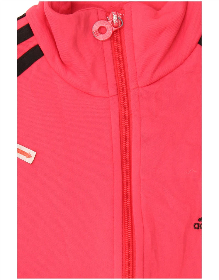 Γυναικεία αθλητική φόρμα ADIDAS Top Jacket UK 10 Small Pink Polyester
