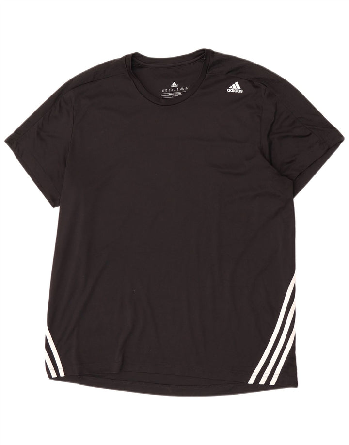 Ανδρικό T-Shirt Climalite Adidas Top XL Μαύρο Πολυεστέρας