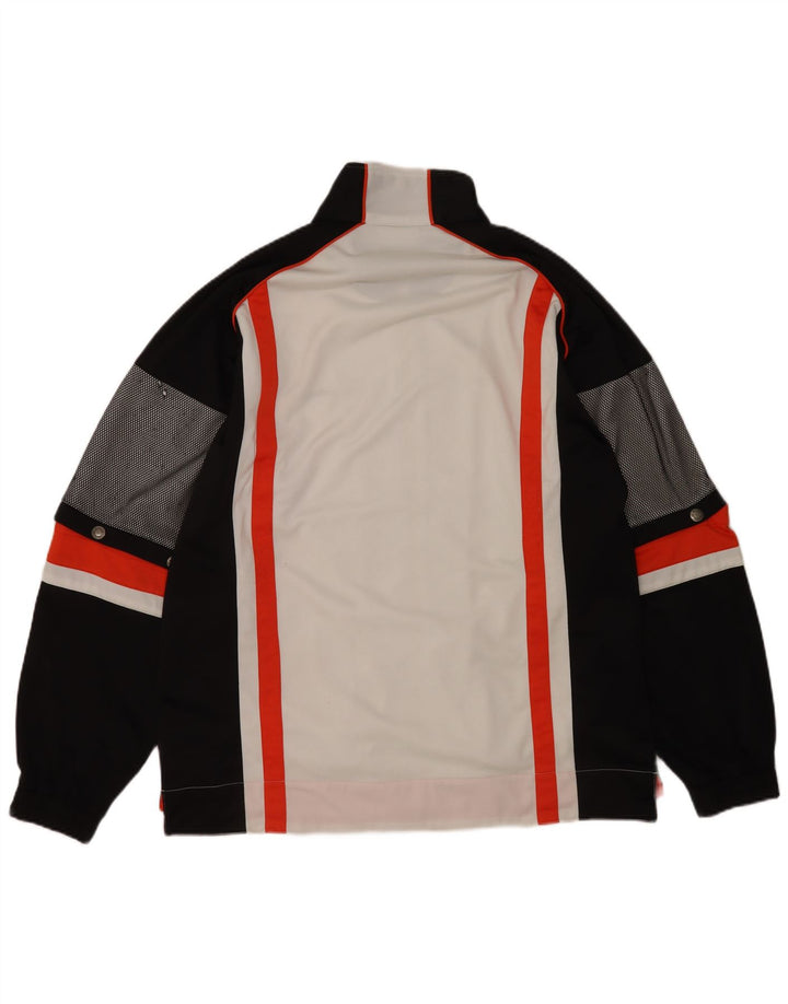 Ανδρική φόρμα Sergio Tacchini Top Jacket 2XL White Colourblock Polyester