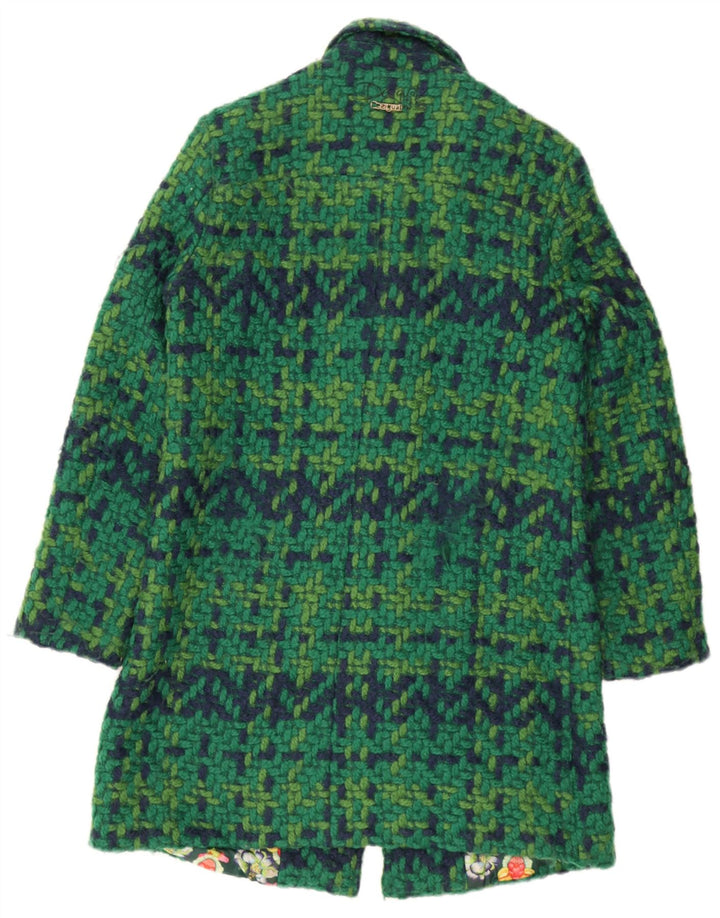 Γυναικείο πανωφόρι Desigual EU 42 Large Green Check