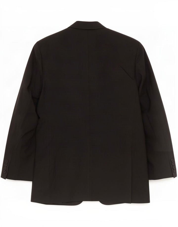 Marks & Spencer Ανδρικό σακάκι blazer 2 κουμπιών UK 44 XL μαύρο πολυεστέρα