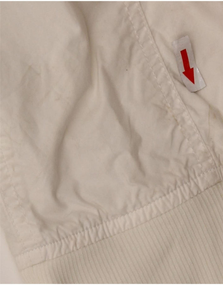 Sergio Tacchini Γυναικείο Crop Bomber Jacket UK 10 Small White Polyester