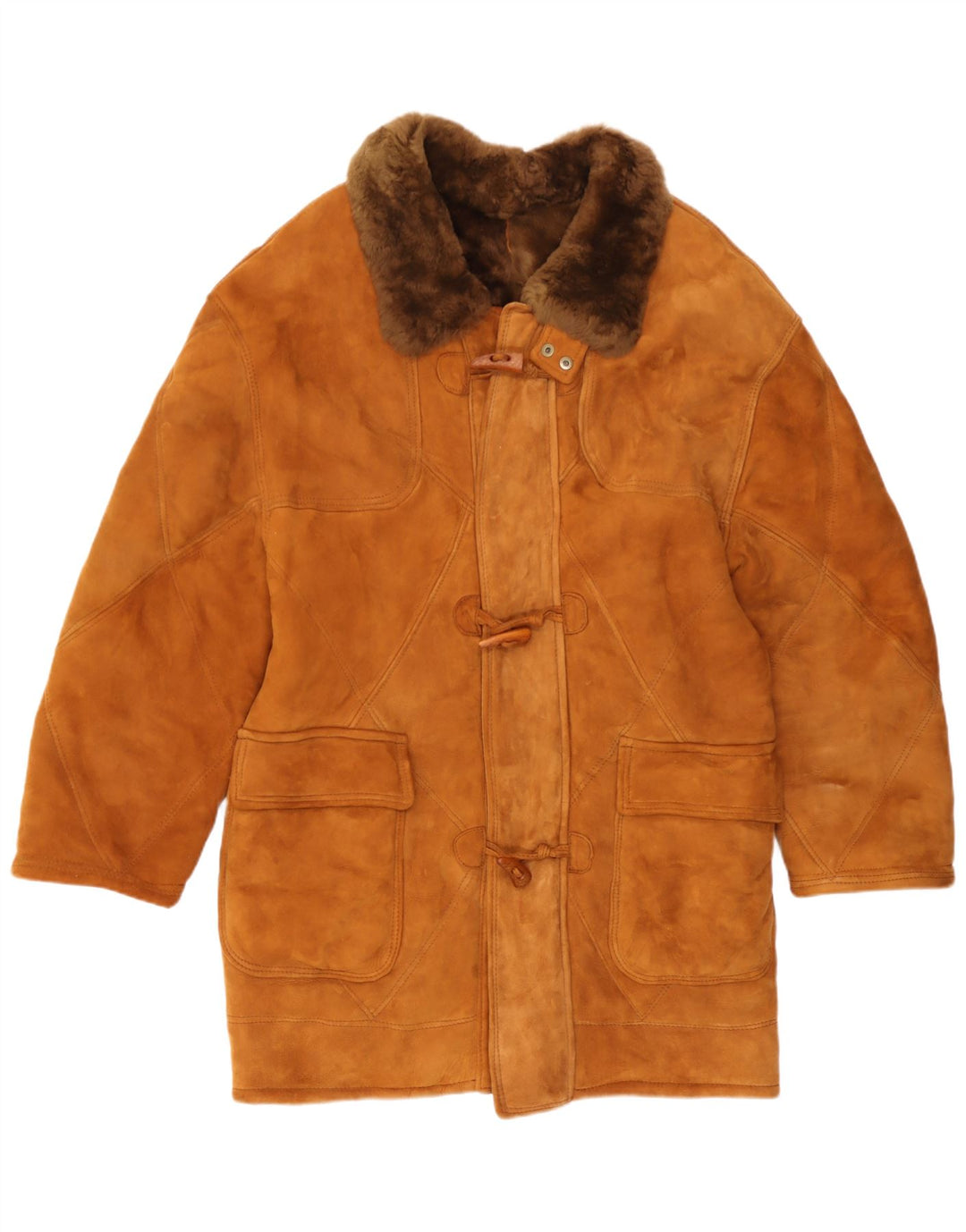 Ανδρικό μπουφάν Marpel Shearling UK 36 Small Brown Shearling