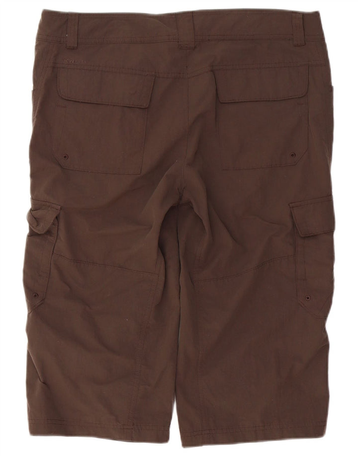Columbia Γυναικείο Σορτς Cargo Bermuda US 12 Large W36 καφέ νάιλον
