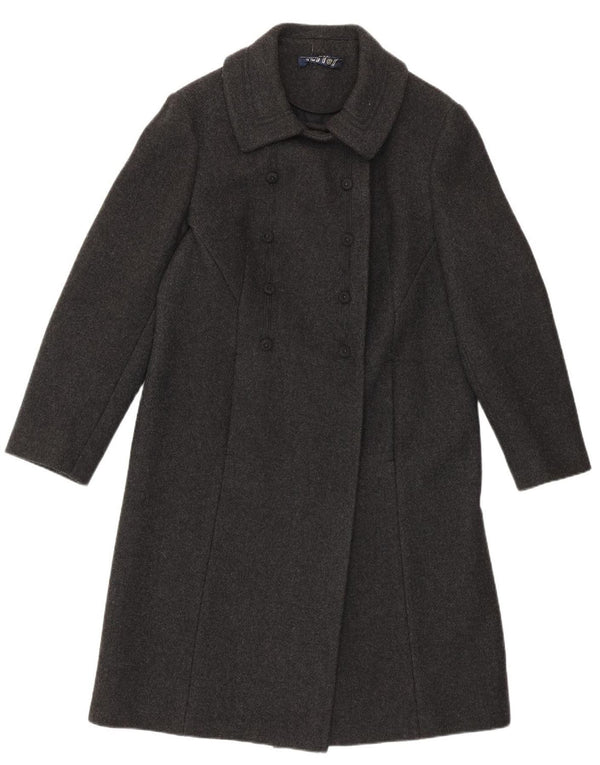 Vintage Γυναικείο Παλτό IT 46 Large Grey Lambswool