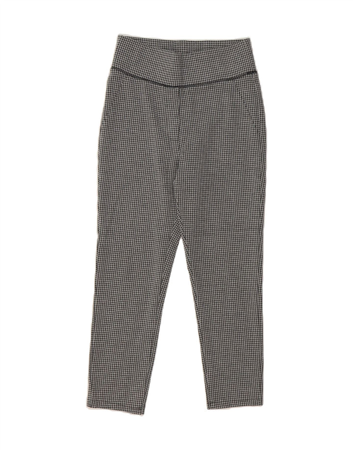 MARKS & SPENCER Womens Cropped Trousers UK 10 Small W30 L23 Grey Vintage Marks & Spencer and Second-Hand Marks & Spencer from Messina Hembry 