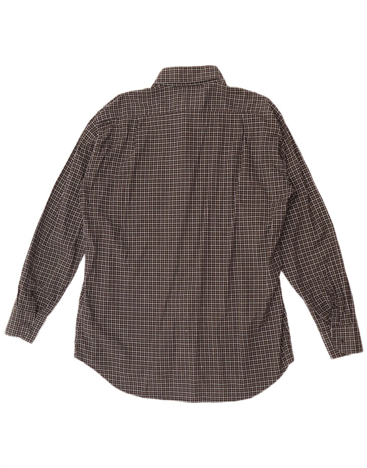 Ανδρικό πουκάμισο Roccobarocco, μέγεθος 44 17 1/2 XL, μαύρο βαμβάκι