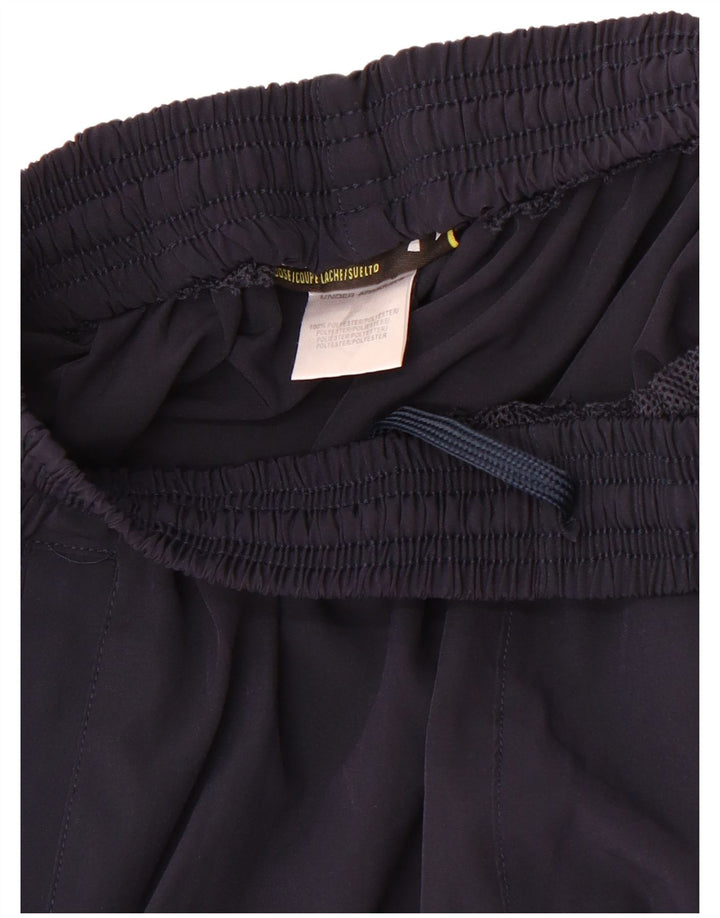 Under Armour Boys Sport Short 11-12 Years Navy Blue Polyester