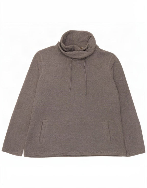 Mountain Warehouse Γυναικείο Shawl Neck Fleece Jumper UK 18 XL Grey Polyester
