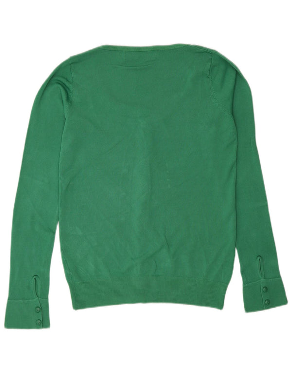 Zara Γυναικείο πουλόβερ UK 12 Medium Green Rayon