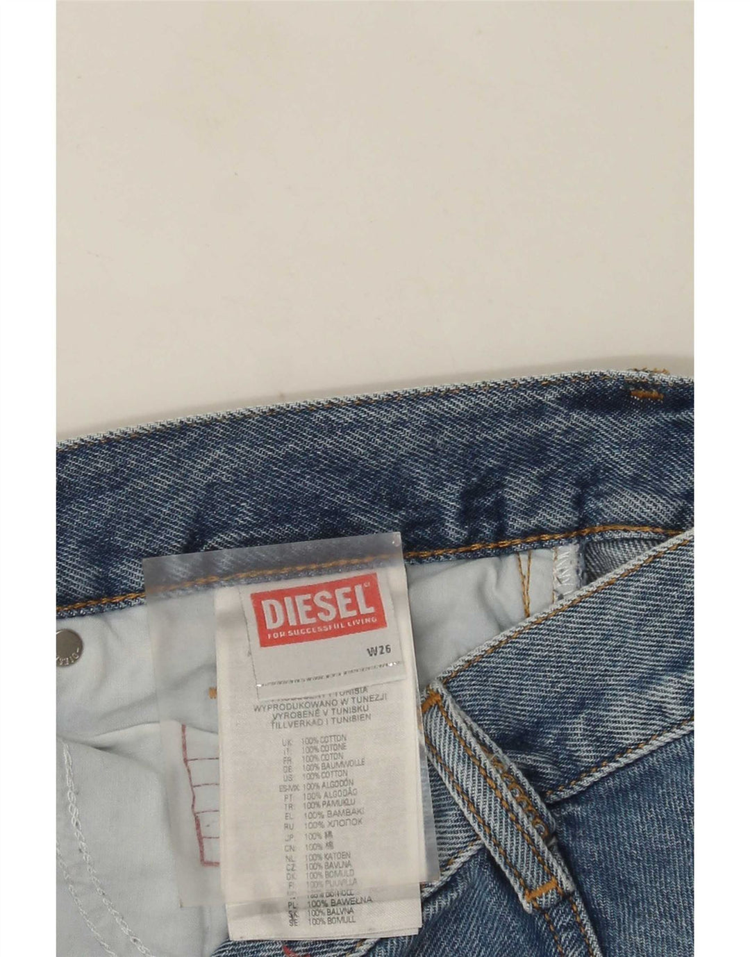Diesel γυναικείο ίσιο τζιν W26 L31 Μπλε βαμβακερό