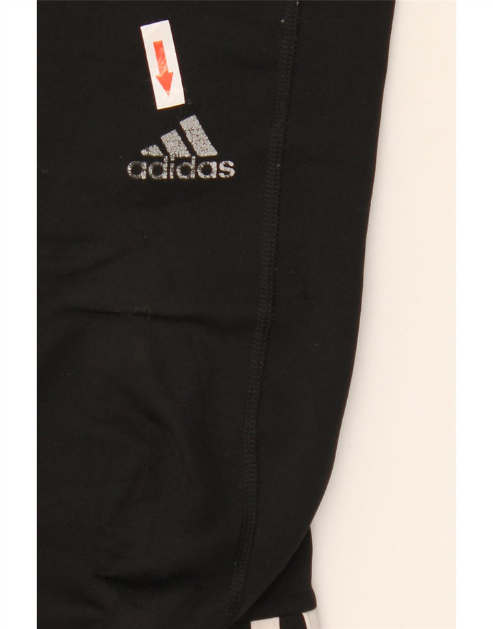 Γυναικείο κολάν ADIDAS UK 12/14 Μεσαίο Μαύρο Πολυεστέρας