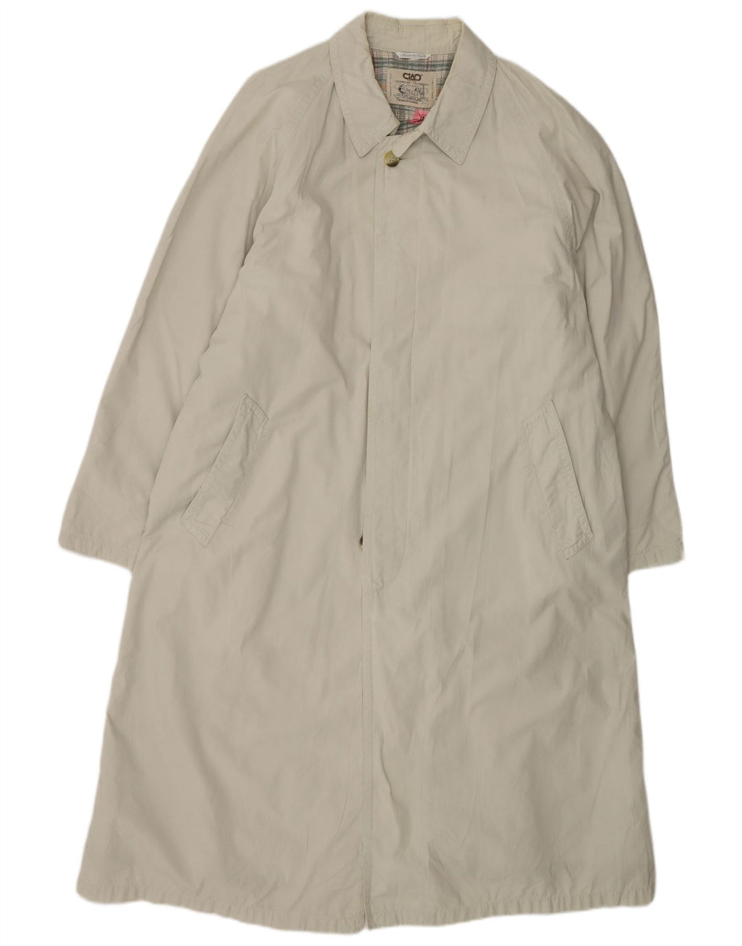 Ανδρικό παλτό Ciao UK 36 Small Grey Cotton