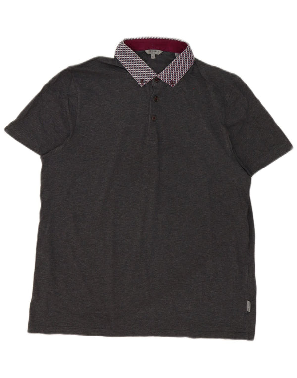 Ted Baker Ανδρικό πουκάμισο Polo Size 4 Large Grey