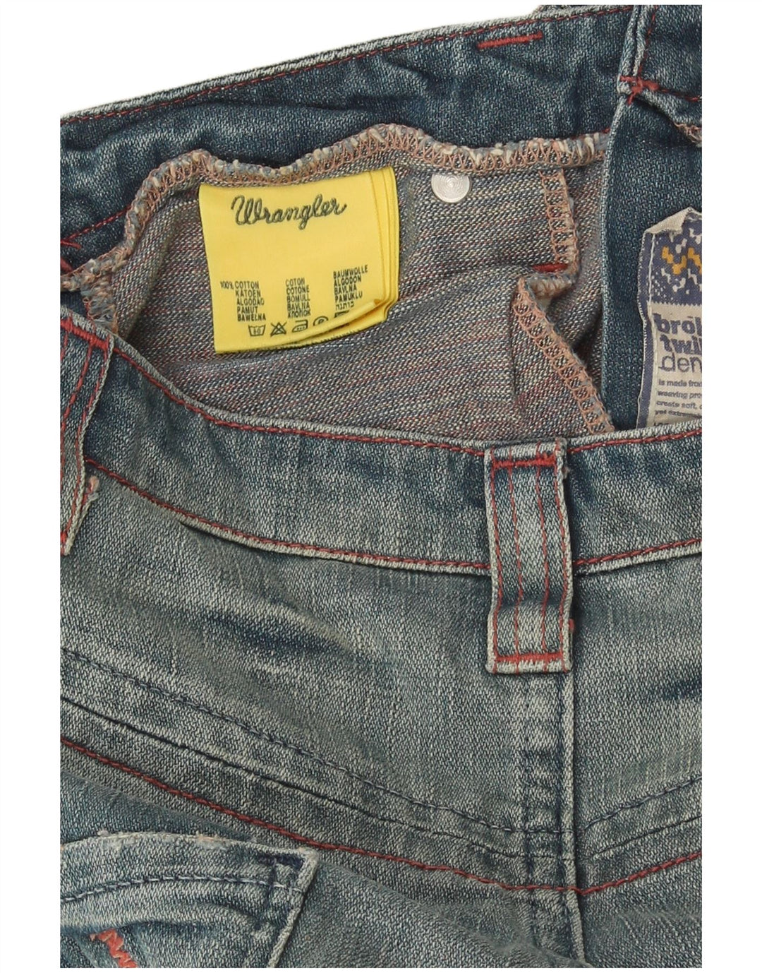 Γυναικείο τζιν βερμούδα Wrangler W29 Βαμβακερό μεσαίο μπλε