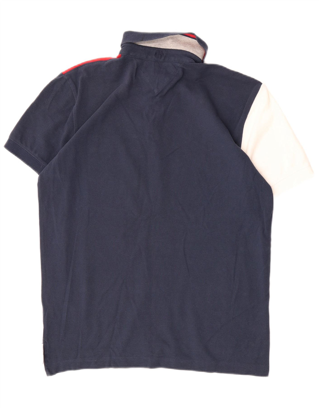 Tommy Hilfiger Ανδρικό μπλουζάκι πόλο με κανονική εφαρμογή Μικρό πολύχρωμο μπλοκ χρώματος