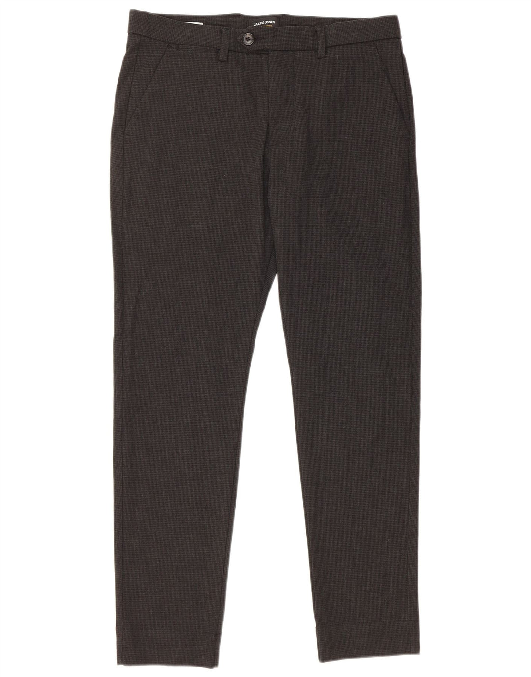 Ανδρικό Jack & Jones Slim Fit Casual Παντελόνι W31 L30 Γκρι Houndstooth Μοντέρνο