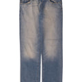 Levi's Mens 504 Straight Jeans W34 L32 Μπλε Βαμβακερό