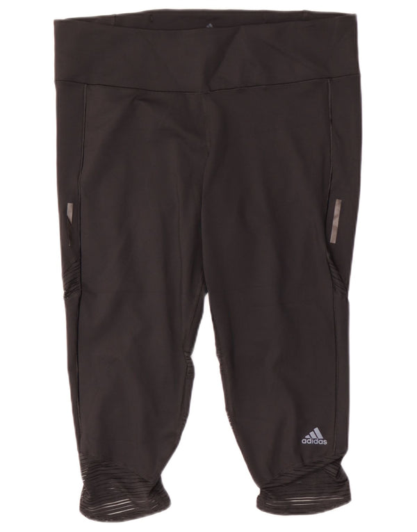 Adidas Womens Aeroready Capri Leggings UK 16/18 Large Black