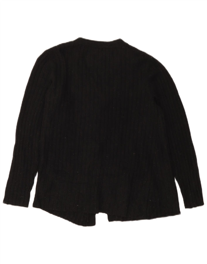 Zara Γυναικεία Ζακέτα πουλόβερ UK 10 Small Black Polyamide
