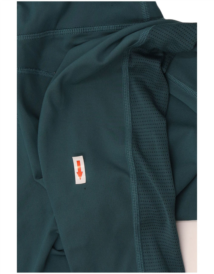 Γυναικείο κολάν Nike Dri Fit Graphic UK 12 Medium Green Polyester