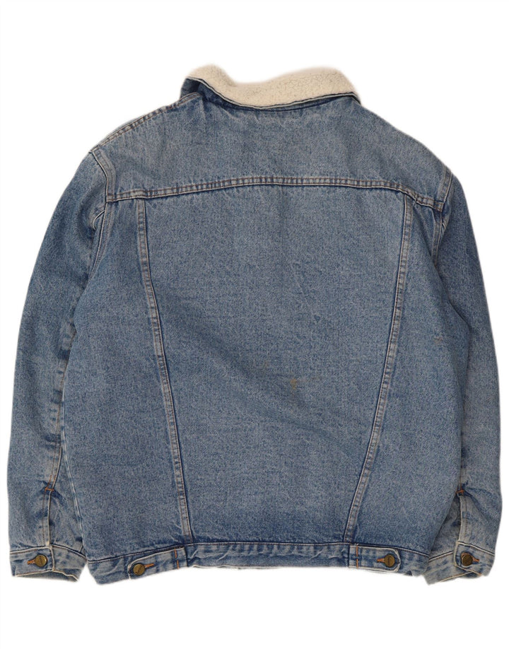 Ανδρικό τζιν μπουφάν Romano Sherpa UK 42 XL Blue Polyester