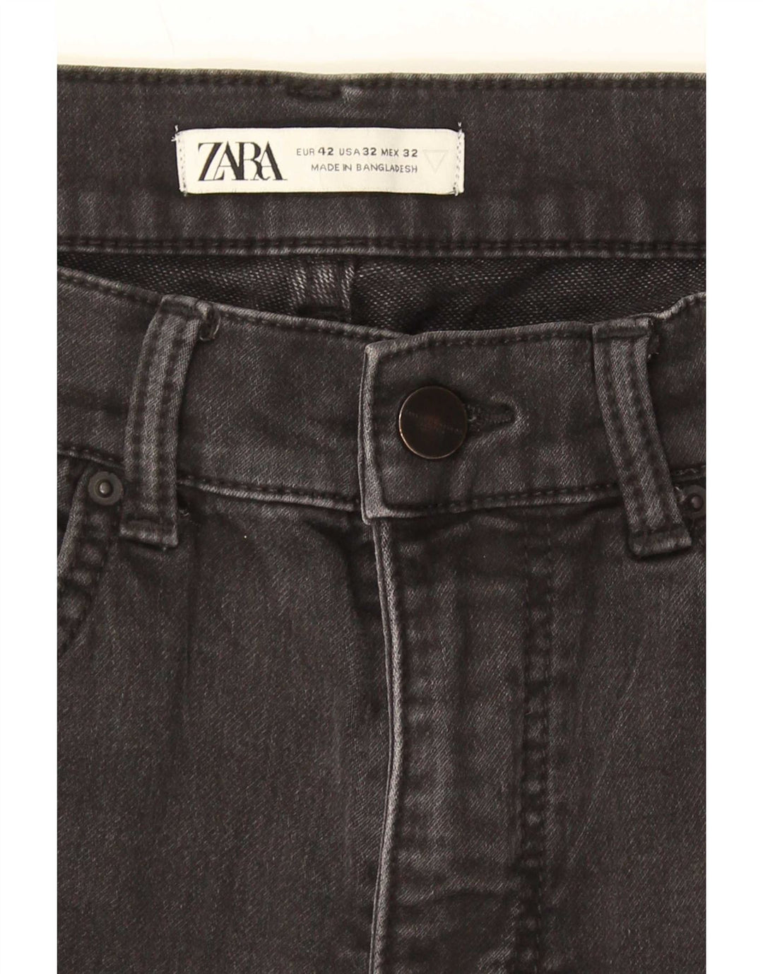 Ανδρικό τζιν σορτς Zara Cargo EU 42 Large W32 Γκρι βαμβακερό