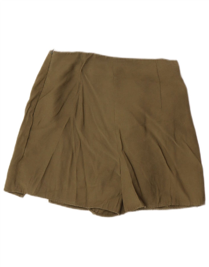 Zara Γυναικείο Casual σορτς Small W26 Khaki Modal