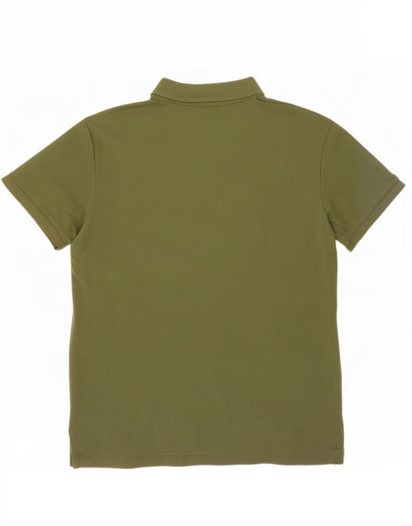 Polo Ralph Lauren Mens Slim Fit Polo Shirt Medium Khaki Cotton