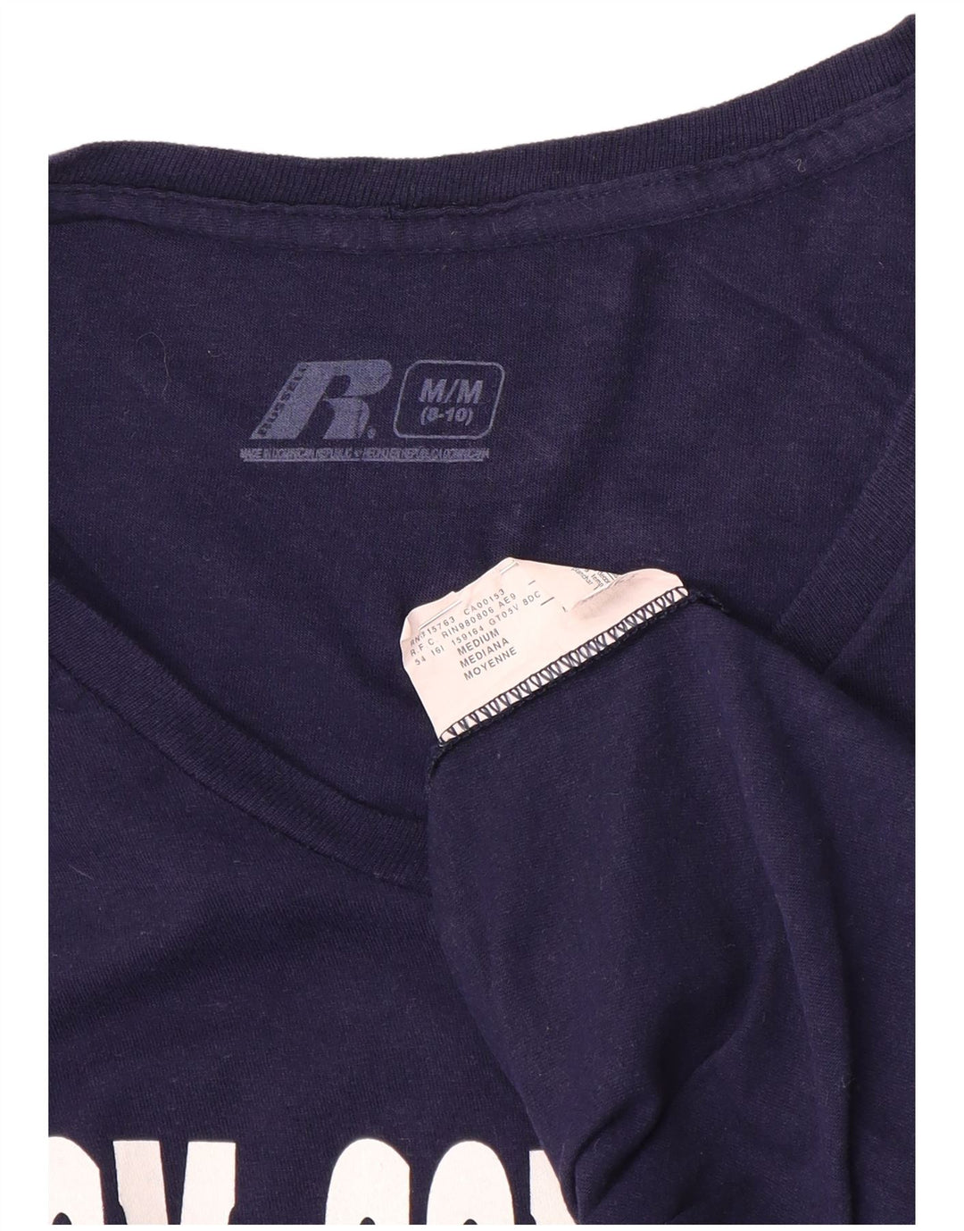 Russell Athletic Boys Graphic Top Μακρυμάνικο 8-9 ετών Μεσαίου Ναυτικού Μπλε