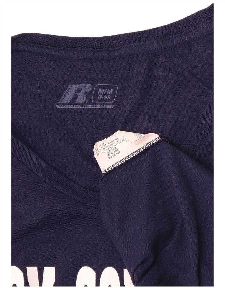 Russell Athletic Boys Graphic Top Μακρυμάνικο 8-9 ετών Μεσαίου Ναυτικού Μπλε