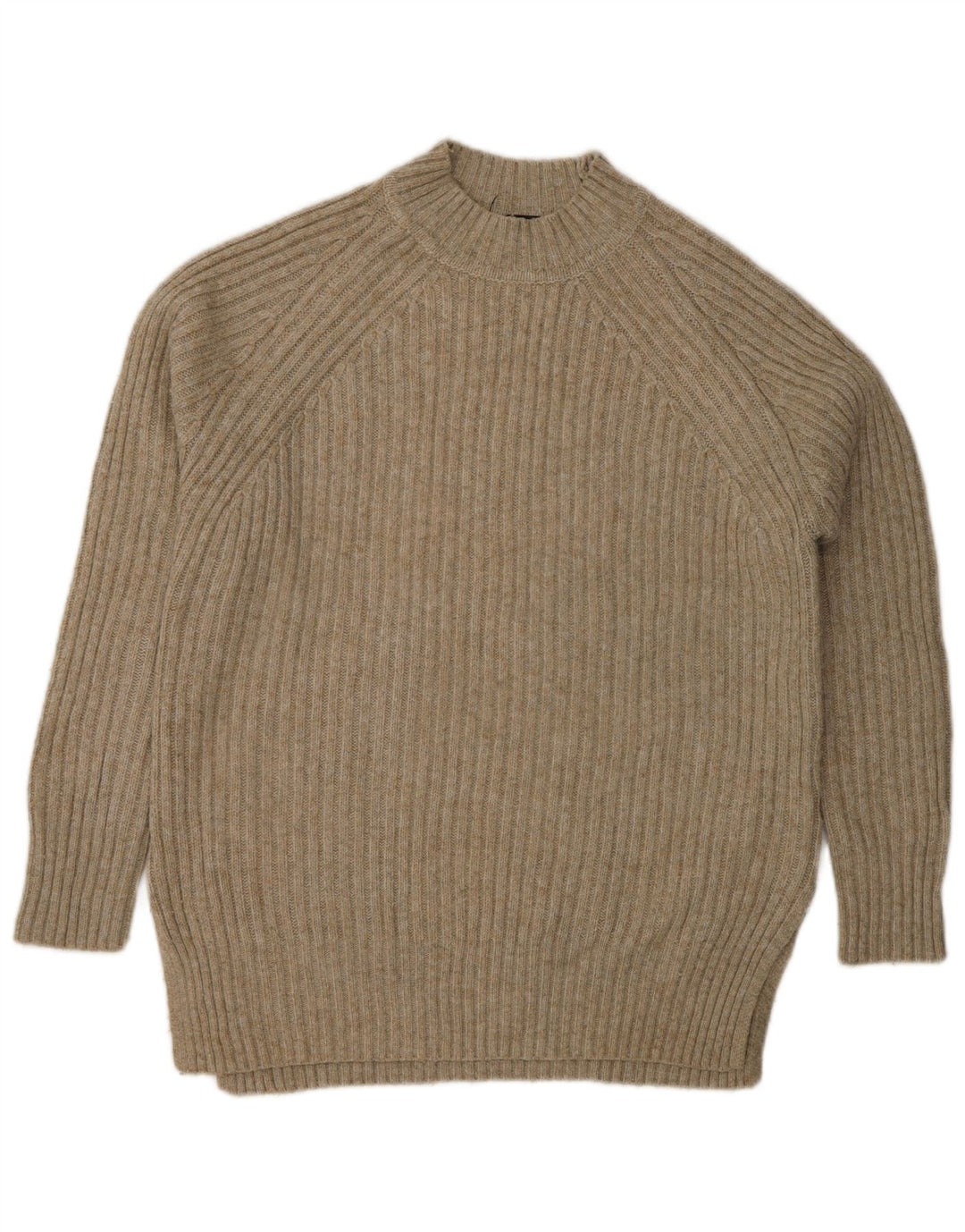 Marks & Spencer Γυναικείο πουλόβερ με λαιμό χελώνα UK 10 Small Beige