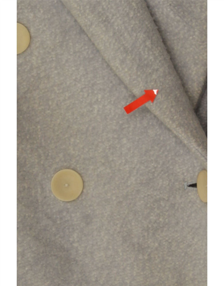 Zara Γυναικείο Παλτό με διπλό στήθος UK 6 XS Blue Flecked