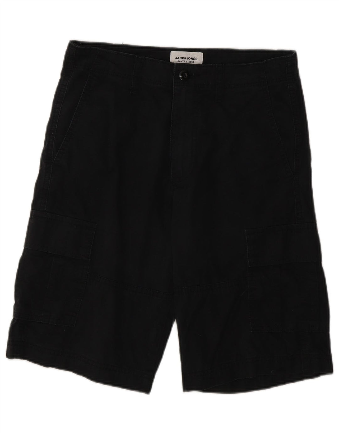 Jack & Jones Ανδρικό σορτς Cargo XS W26 μαύρο βαμβακερό