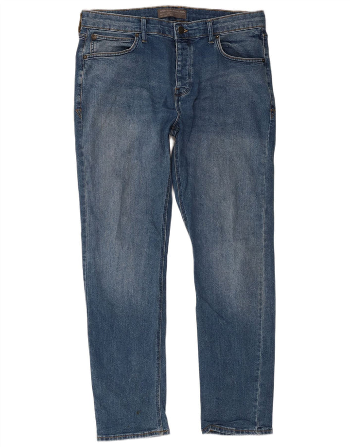 French Connection Ανδρικό Slim Jeans W34 L32 Μπλε βαμβακερό