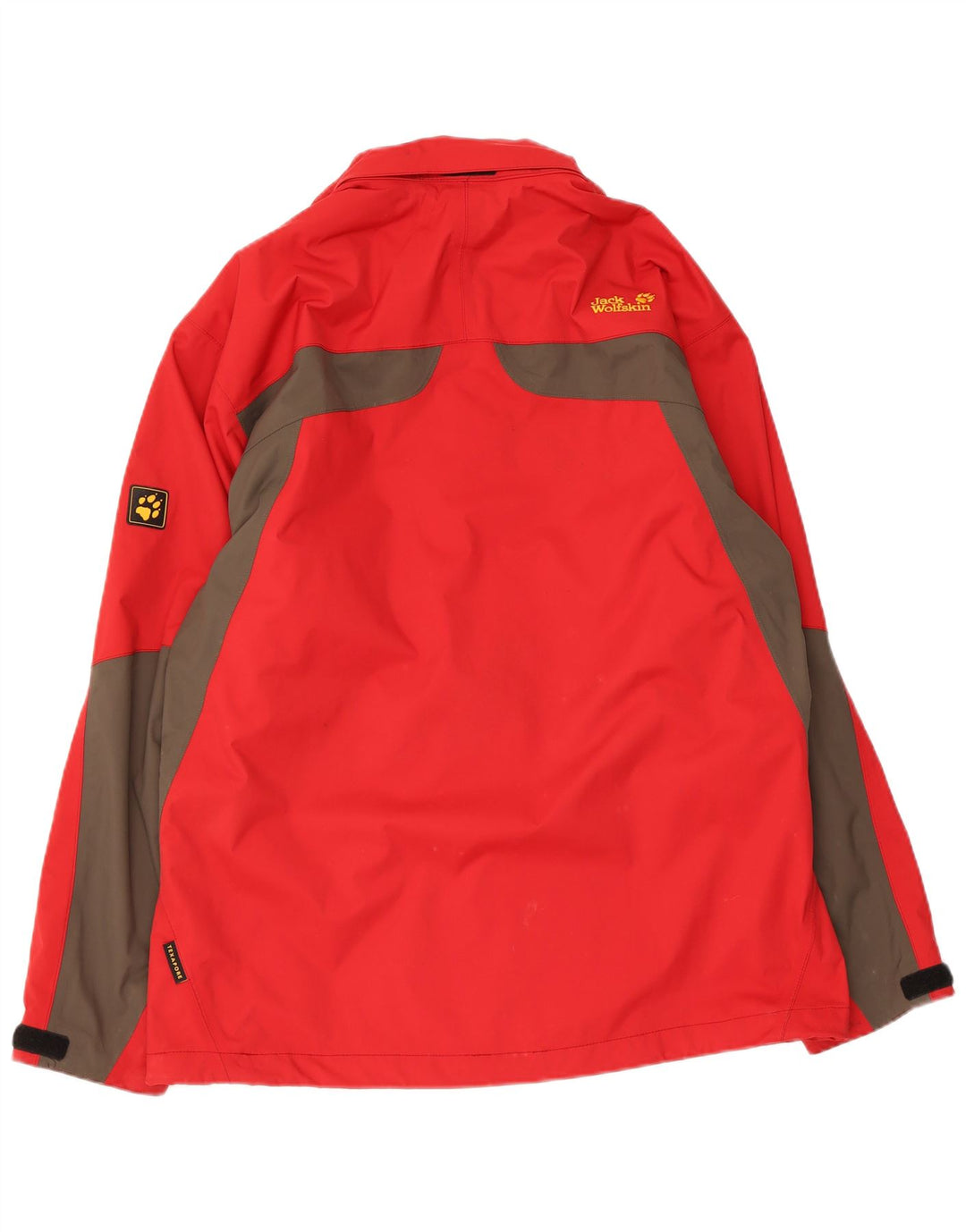 Jack Wolfskin Ανδρικό μπουφάν βροχής UK 40/42 Large Red Polyamide