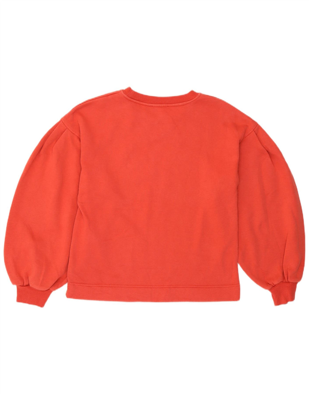 Zara Γυναικεία φούτερ Relaxed Fit Jumper UK 8 Small Orange