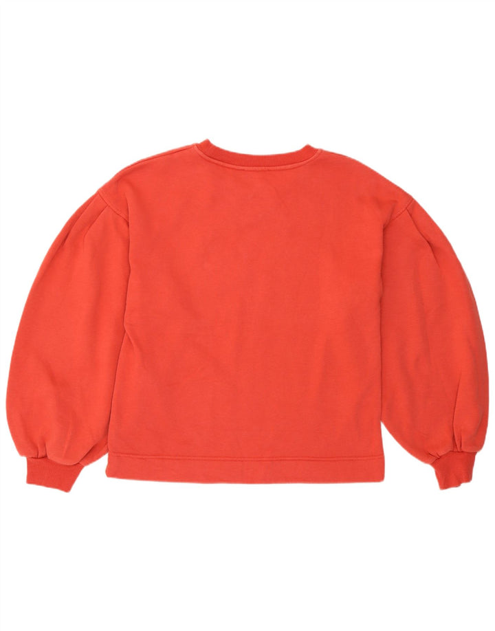 Zara Γυναικεία φούτερ Relaxed Fit Jumper UK 8 Small Orange