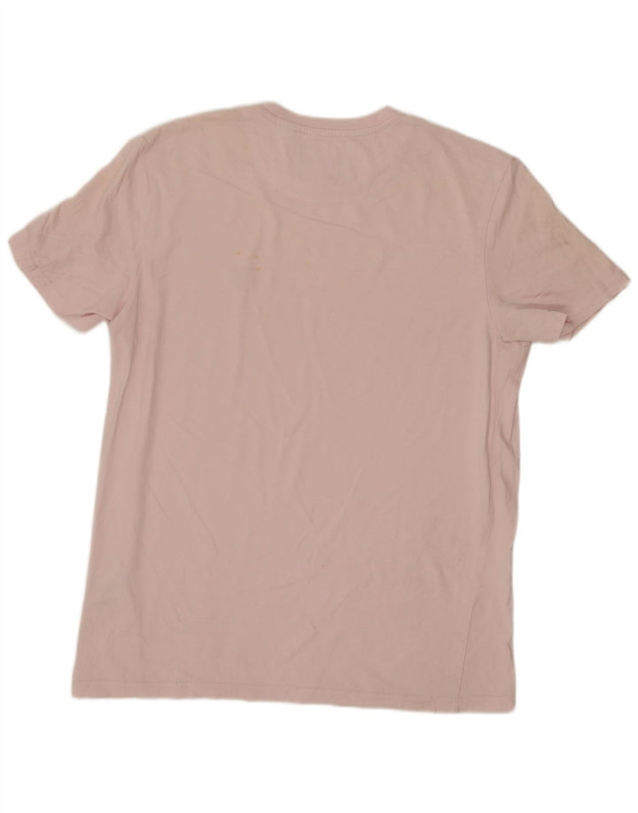 Ανδρικό T-Shirt LYLE & SCOTT Top Μεσαίο Ροζ Βαμβακερό