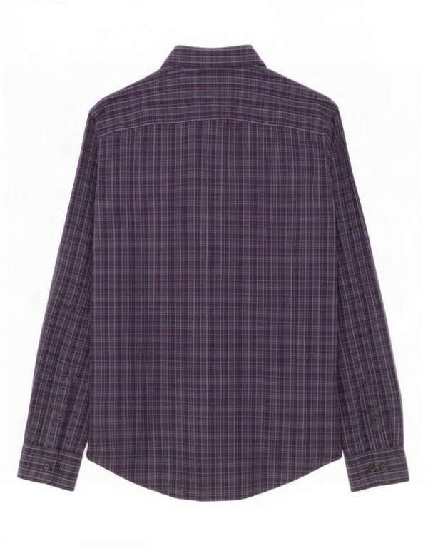 Πουκάμισο Penguin Mens Heritage Slim Fit, μεσαίο μωβ, βαμβακερό
