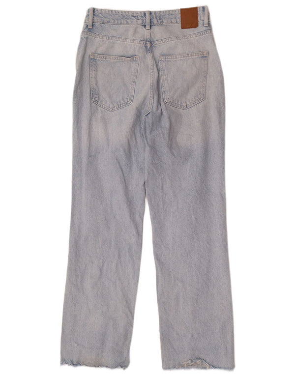 Zara Γυναικείο ίσιο τζιν EU 38 Small W28 L29 Μπλε βαμβακερό