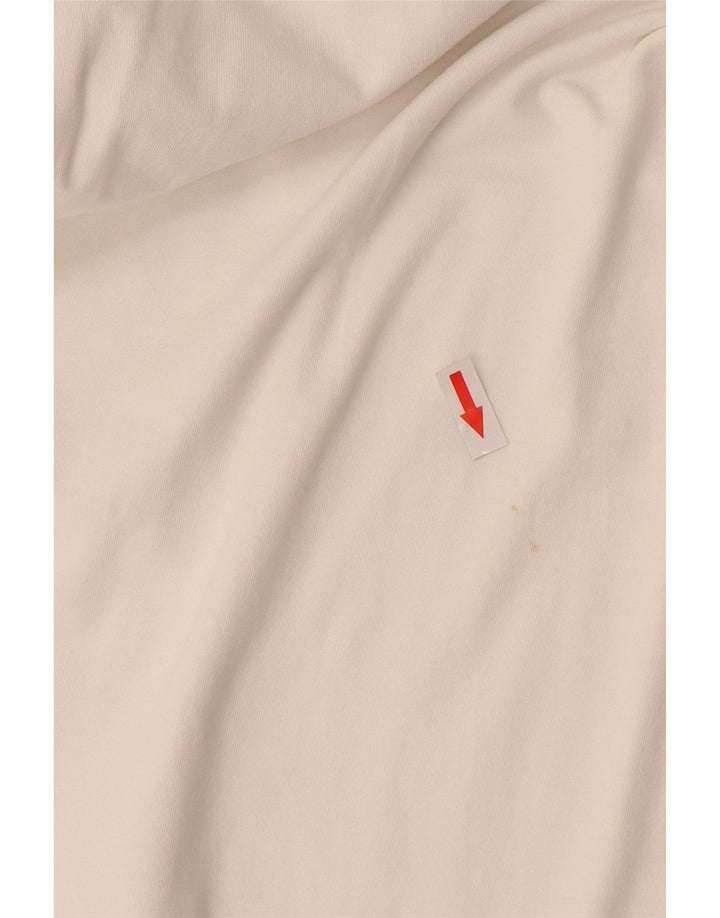 Ανδρικό μπλουζάκι πόλο Massimo Dutti 2XL σε λευκό
