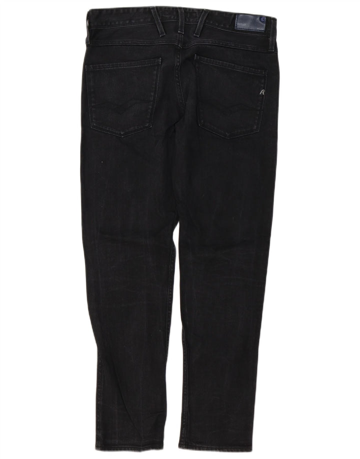 Replay Ανδρικό Slim Jeans W31 L30 Μαύρο βαμβακερό