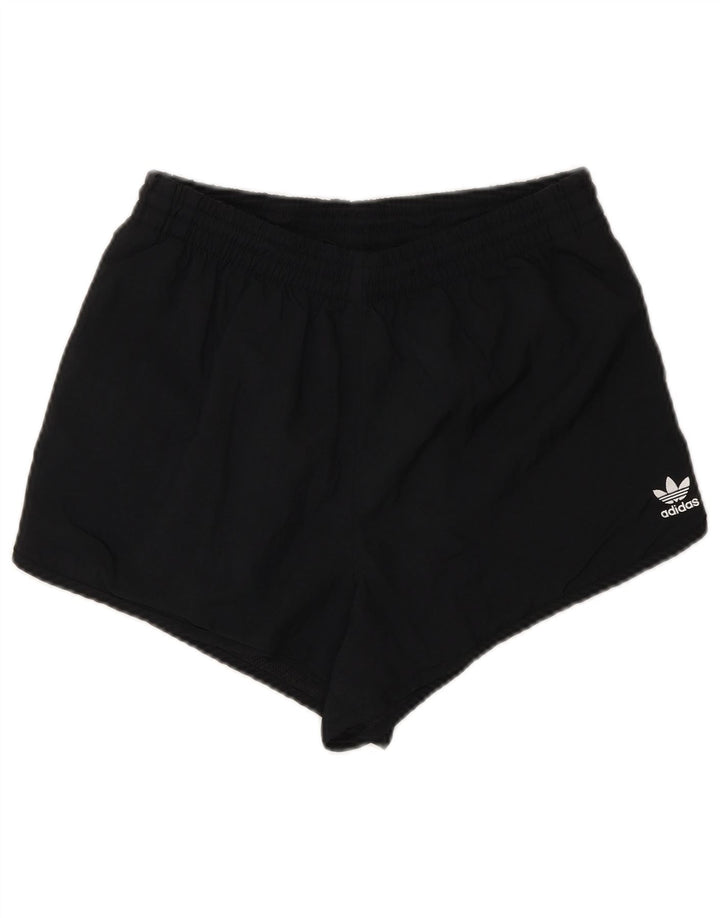 Γυναικείο αθλητικό σορτς Adidas UK 12 μεσαίο μαύρο πολυεστέρα