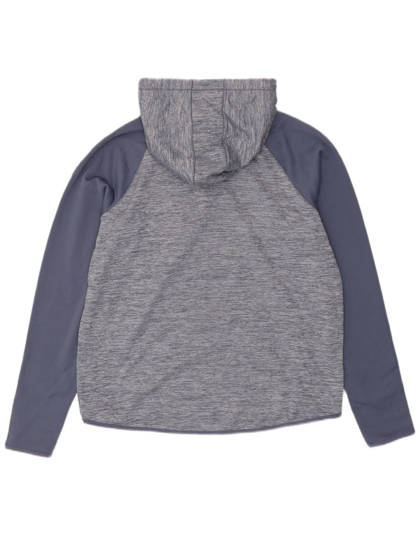 UNDER ARMOR Γυναικείο Cold Gear Hoodie Jumper UK 18 XL Blue Flecked